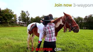 Порно 3Way - кумыт секс еш фермыш