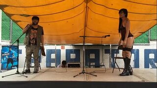 ���าวดวง Kaat 1er Feria นังโป๊เลวัฒนธรรม Poema อัล Desnudo 2015