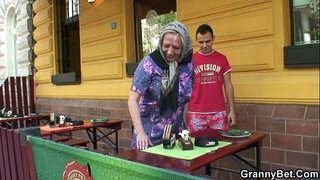 Big tits granny fucked nzima