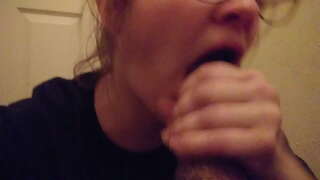 White girl loves black cream